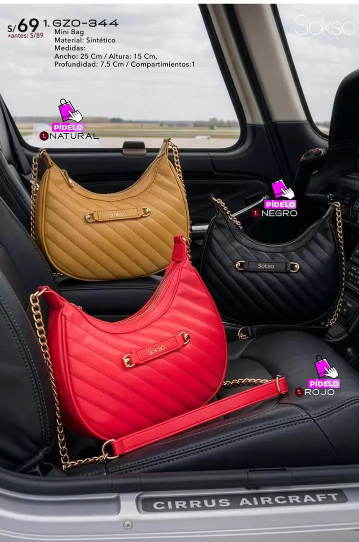 Pink - Bolso "Chic" 16ZO-844