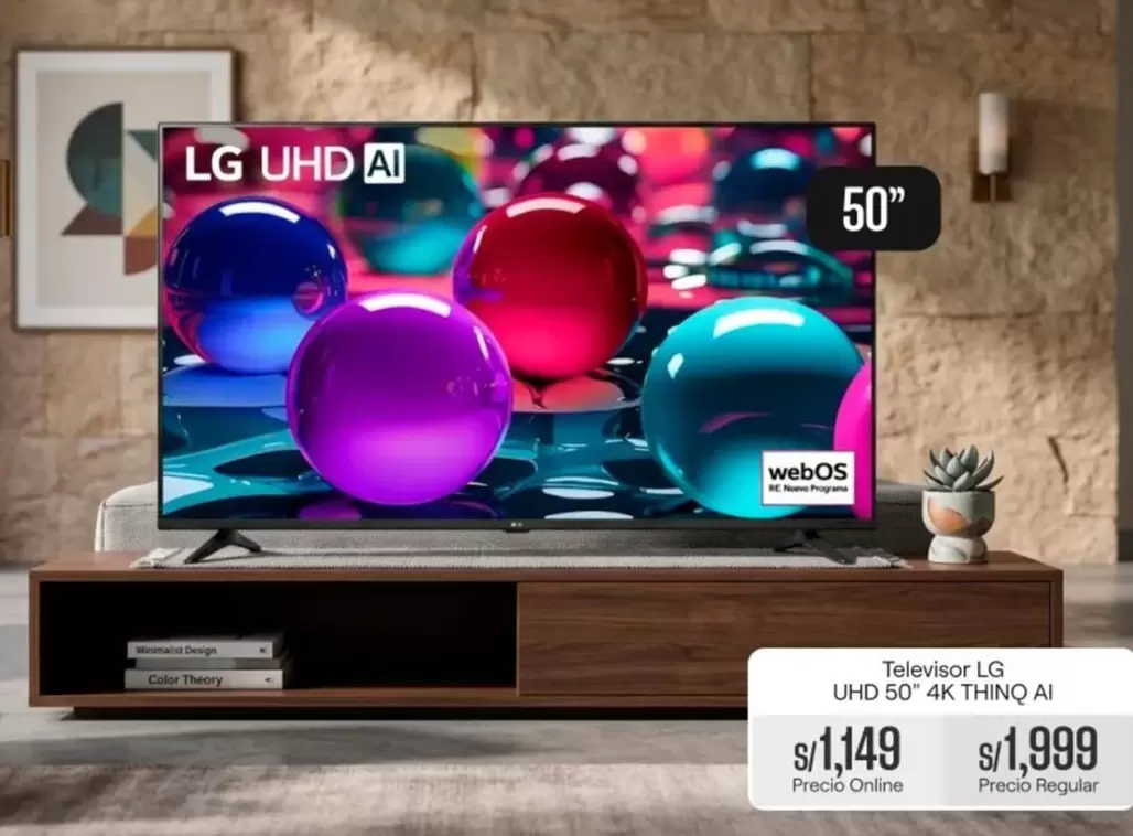 Lg - Televisor UHD 4K ThinQ AI