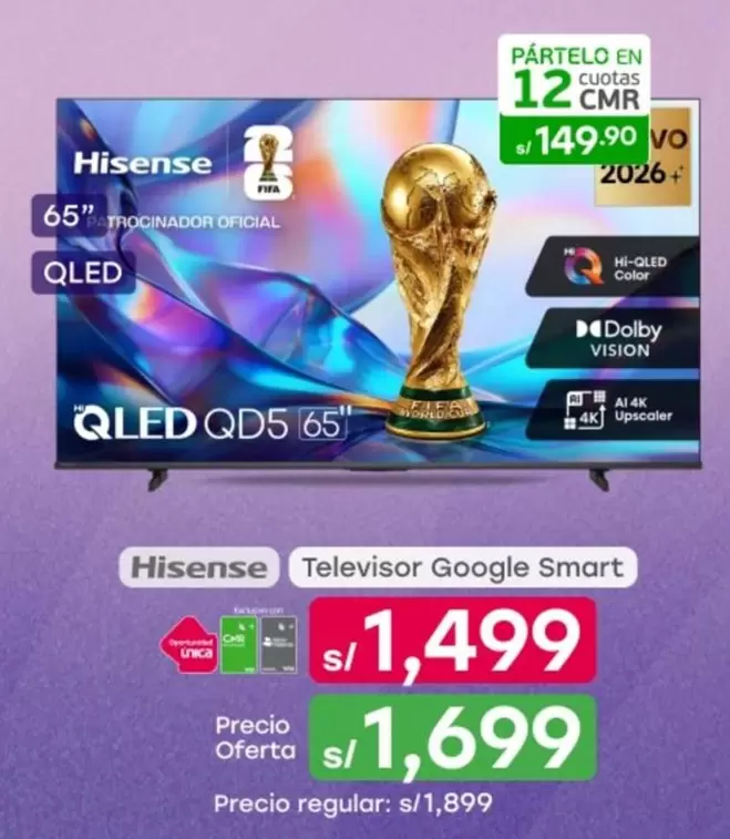 Hisense - QLED QD5 65"