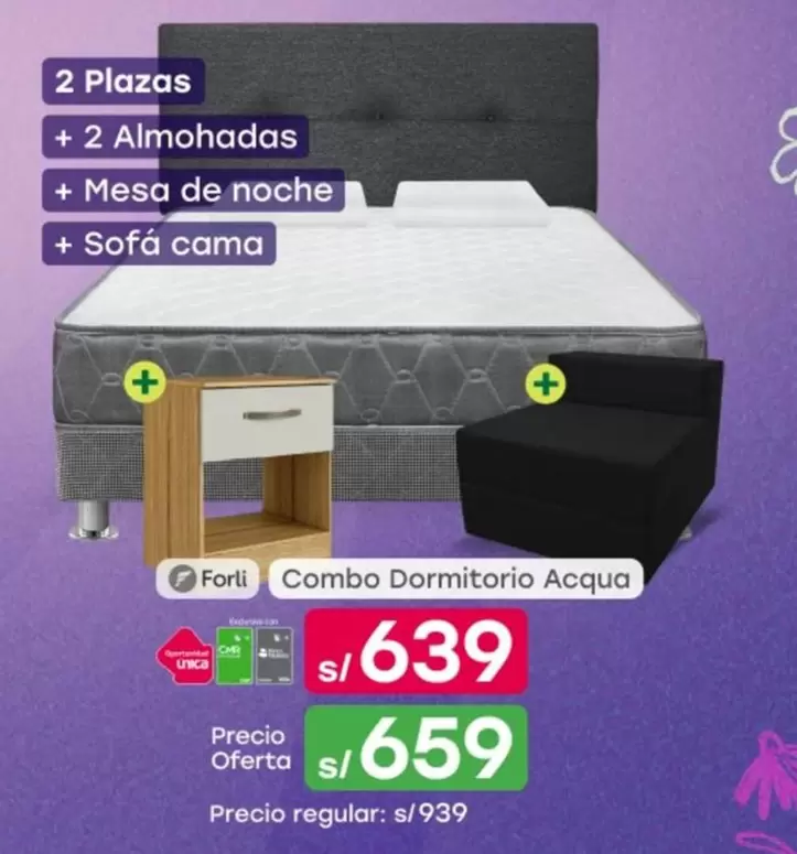 Forli - Combo Dormitorio Acqua
