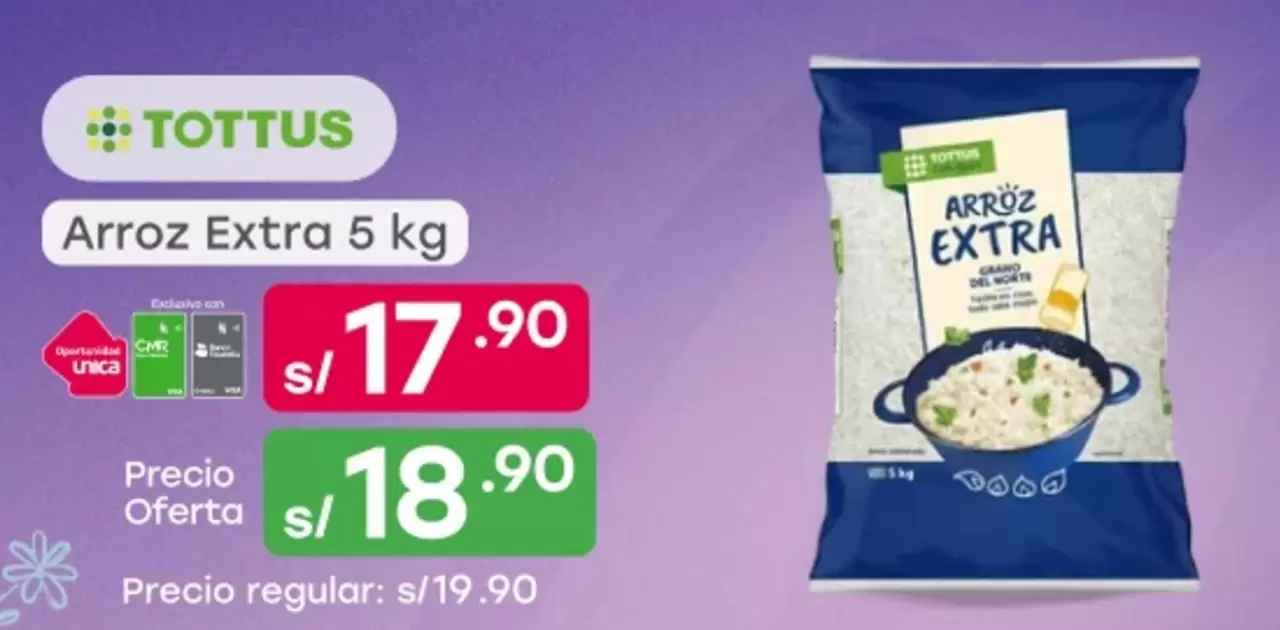 Tottus - Arroz Extra
