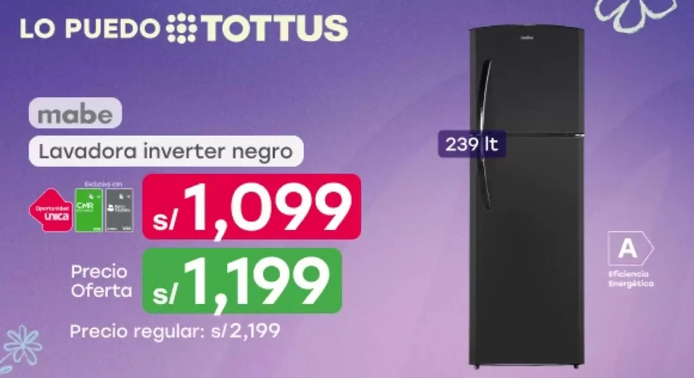 Mabe - Lavadora inverter negro
