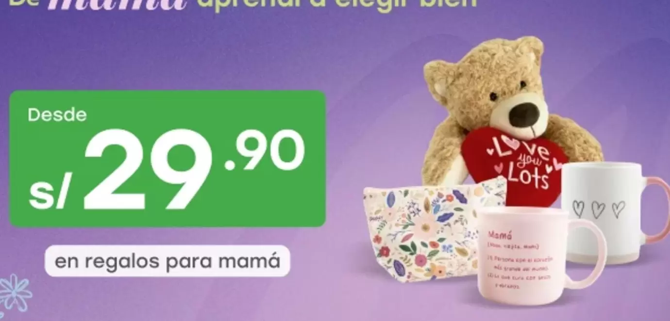 Regalos para mamá