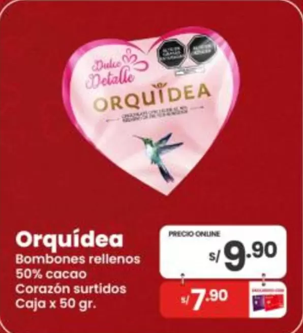 Orquídea -  Bomboness Rellenos