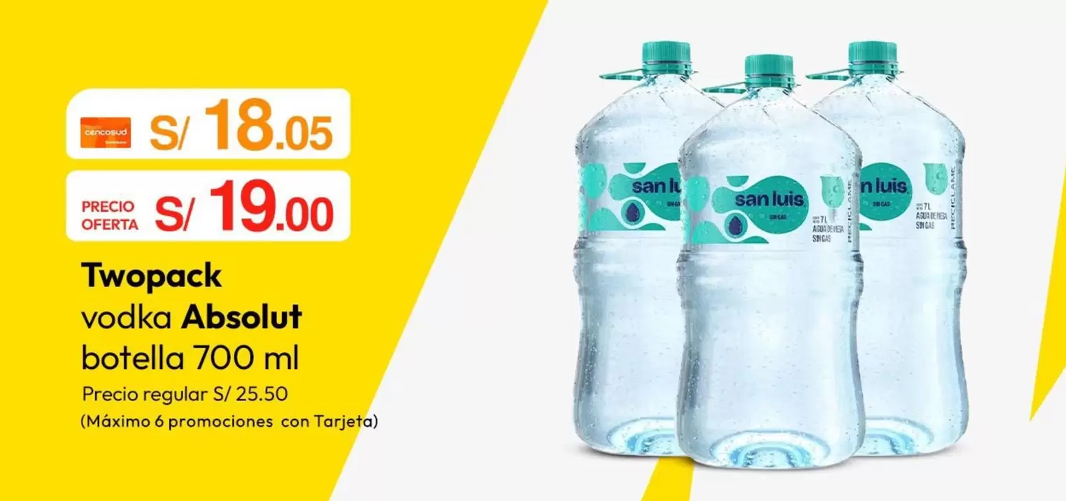 Absolut - vodka  botella 700 ml