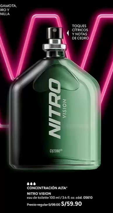 Oro - NITRO VISION eau de toilette 100 ml / 3.4 fl. oz. cód. 05810