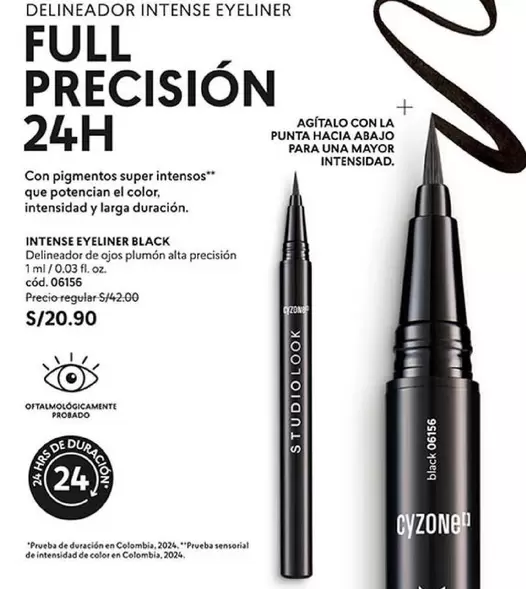 Studio - DELINEADOR INTENSE EYELINER FULL PRECISION 24H