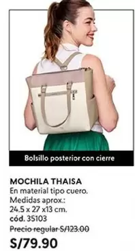 MOCHILA THAISA cód. 35103