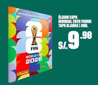 ÁLBUM COPA MUNDIAL 2026 PANINI TAPA BLANDA 1 UND.