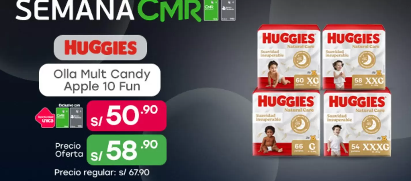 Huggies - Olla Mult Candy Apple 10 Fun