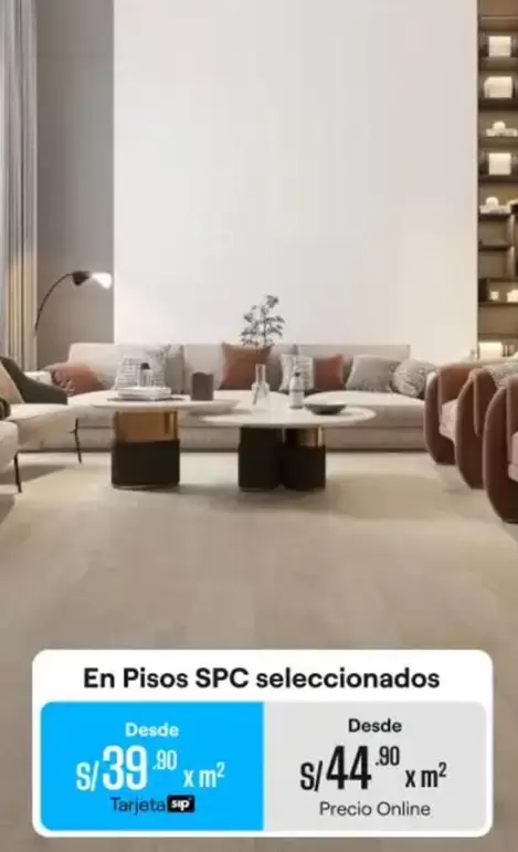 Pisos SPC seleccionados