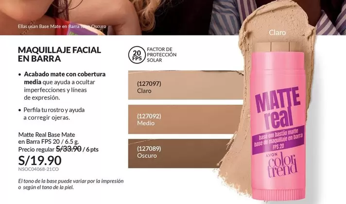 Real - MAQUILLAJE FACIAL EN BARRA
