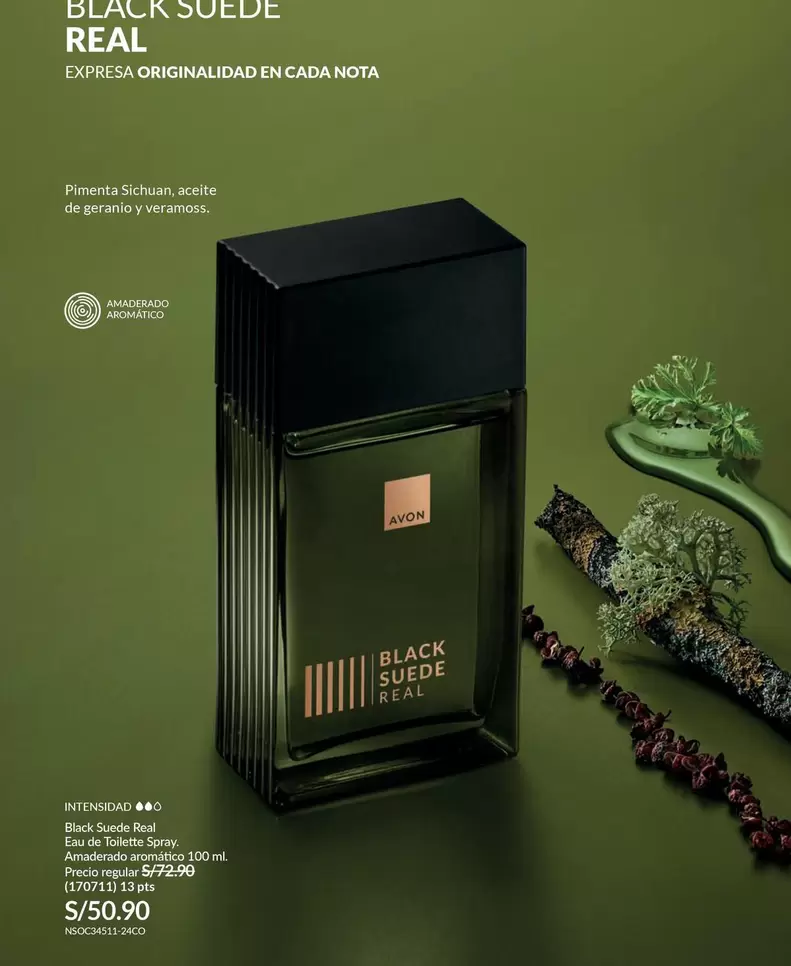 Avon - BLACK SUEDE REAL