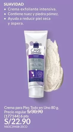 Piel - Crema para Pies Todo en Uno 80 g. (177144)