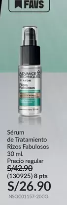 Advance Techniques - Sérum de Tratamiento Rizos Fabulosos 30 ml.