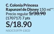 Disney - C. Colonia Princesa Rapunzel de 150 ml (170717)
