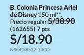 Disney - B. Colonia Princesa Ariel de 150 ml** (162555)