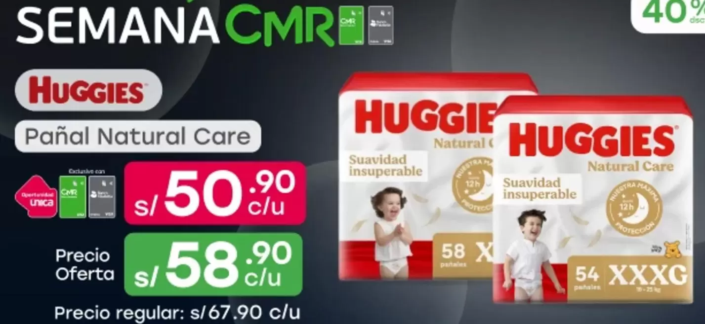 Huggies - Pañal Natural Care