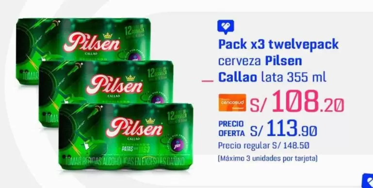 Pilsen - Callao lata 355 ml