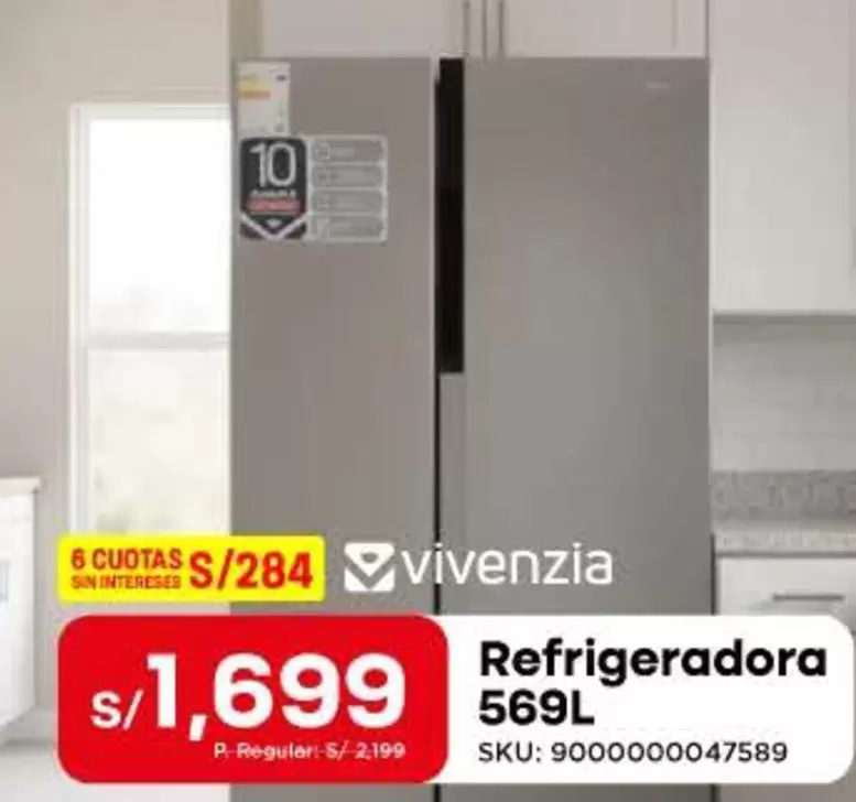 Refrigeradora 569L