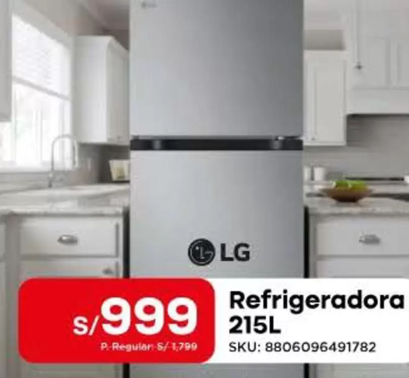 Lg - Refrigeradora 215L