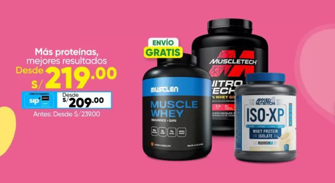 Más proteinas, mejores resultados