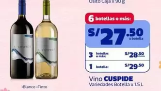 Vino Variedades Botella