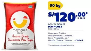 Azúcar Crudo Granulated Raw Sugar