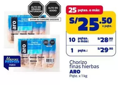 Aro - Chorizo finas hierbas