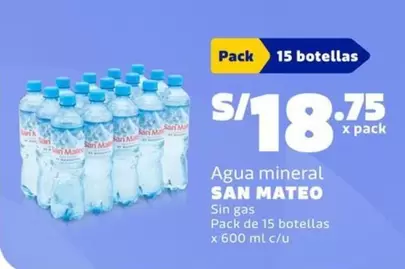 San Mateo - Agua mineral