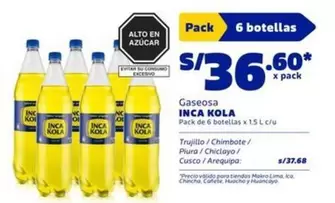 Inca Kola - Gaseosa