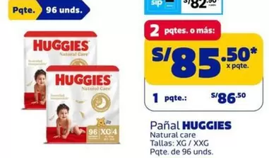 Huggies - Pañal Natural Care