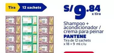 Pantene - Shampoo + acondicionador / crema para peinar