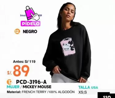 Mickey Mouse - MUJER / MICKEY MOUSE PCD-3196-4