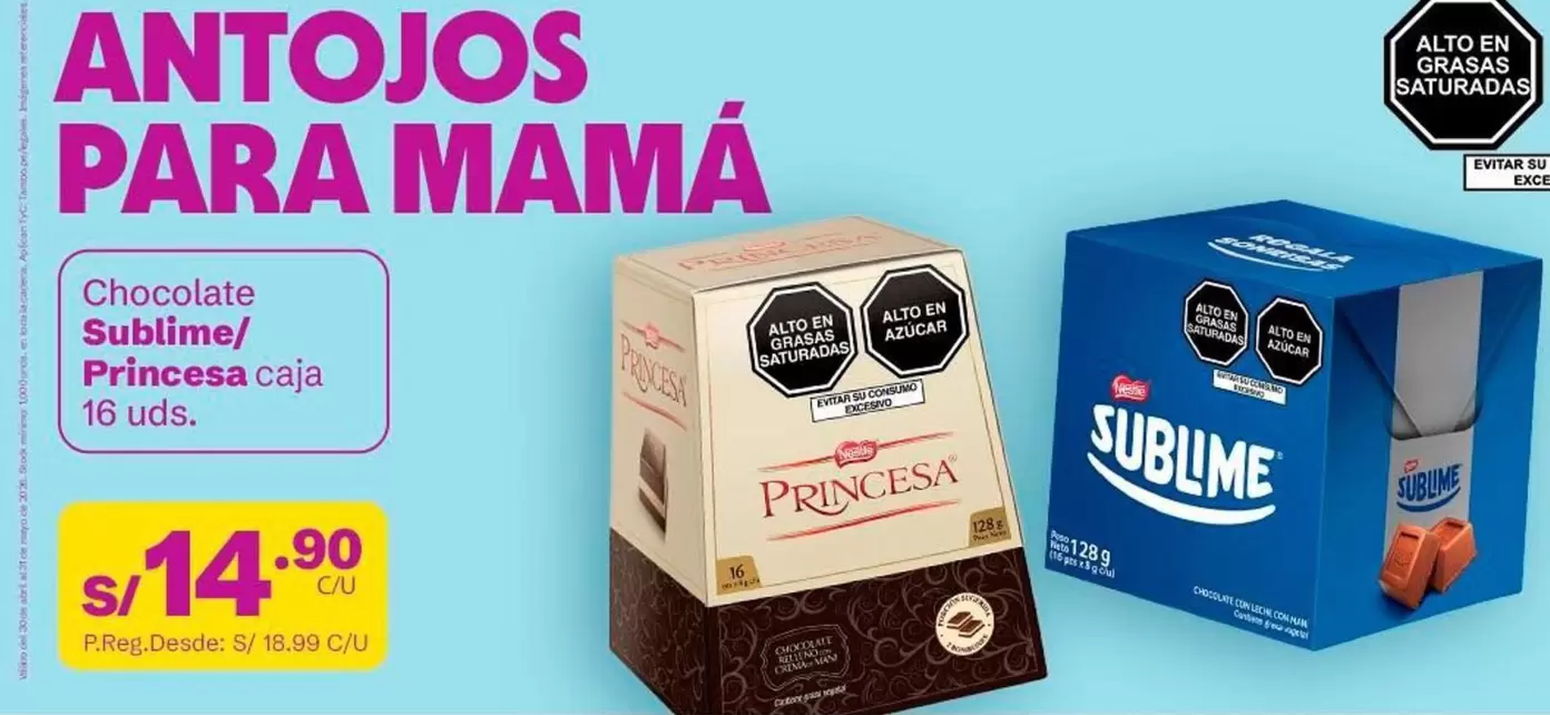 Sublime - Chocolate / Princesa caja