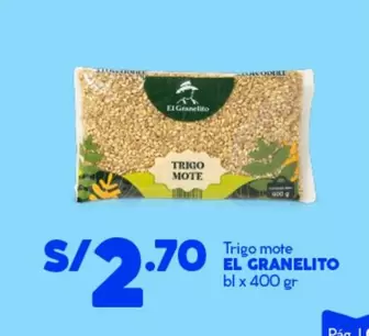 El Granelito - Trigo mote