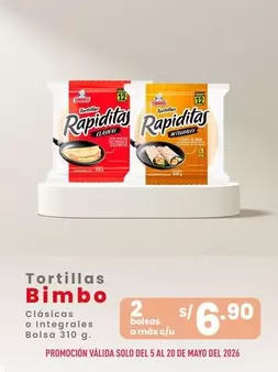 Bimbo - Tortillas Clásicas o Integrales