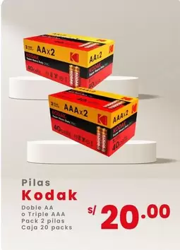 Pilas AA o Triple AAA