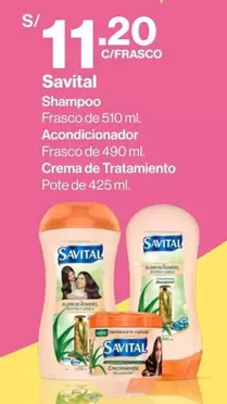 Savital - Shampoo, Acondicionador, Crema de Tratamiento