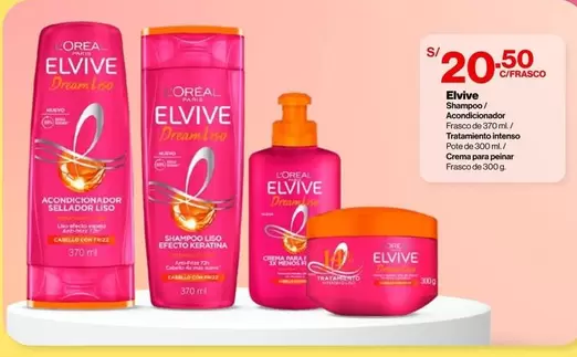 Elvive - Acondicionador, Shampoo, Tratamiento Intens