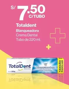 TotalDent - Totaldent Blanqueadora Crema Dental
