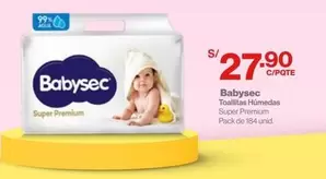 Babysec - Toallitas Húmedas Super Premium