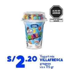 Yogurt mix grageas