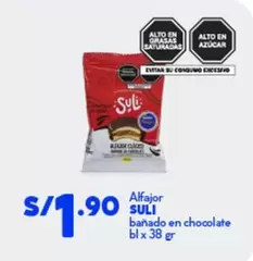 Alfajor bañado en chocolate