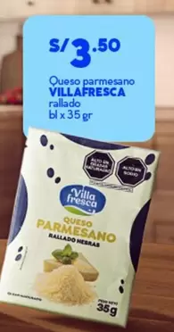 Queso parmesano rallado