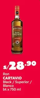 Cartavio - Ron Black / Superior / Blanco bt x 750 ml