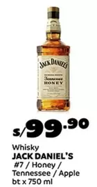 Jack Daniel's - Whisky #7 / Honey / Tennessee / Apple bt
