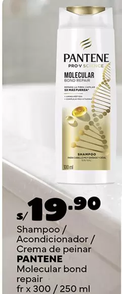 Pantene - Molecular bond repair Shampoo / Acondicionador / Crema de peinar
