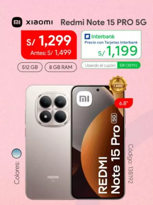 Xiaomi - Redmi Note 15 PRO 5G