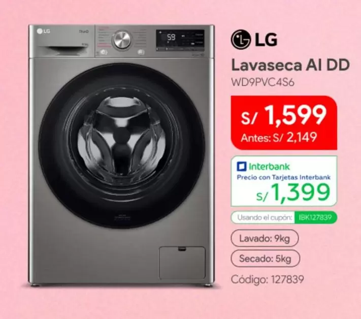 Lg - Lavaseca AI DD WD9PVC4S6